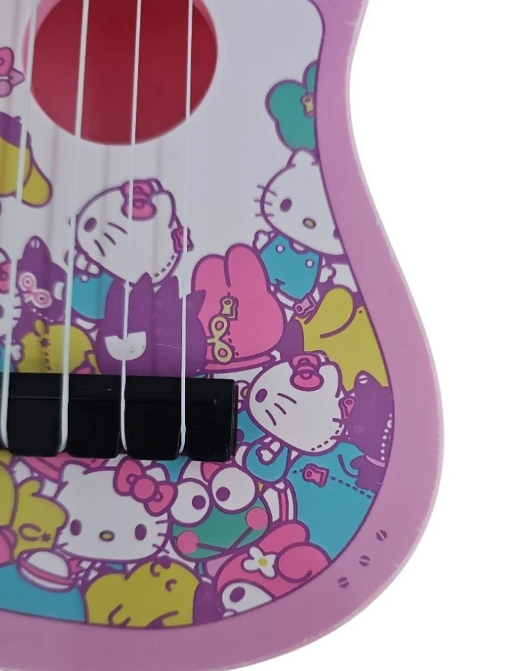 Sanrio Hello Kitty&Friends Play Ukulele Guitar First Act Tunable Pink Toy Music